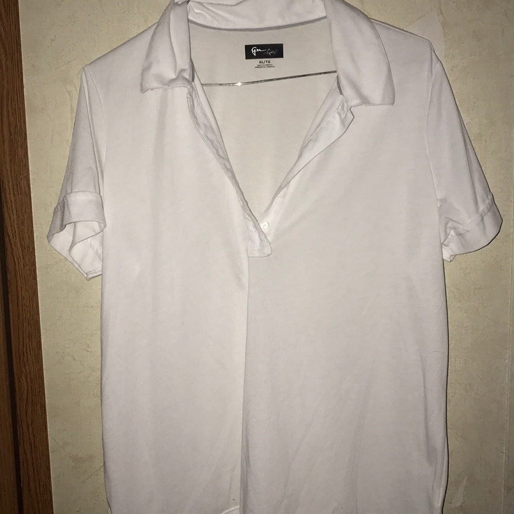 White collared shirt